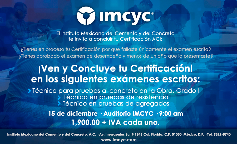 El Instituto Mexicano del Cemento y del Concreto en la EXPO - CIHAC
