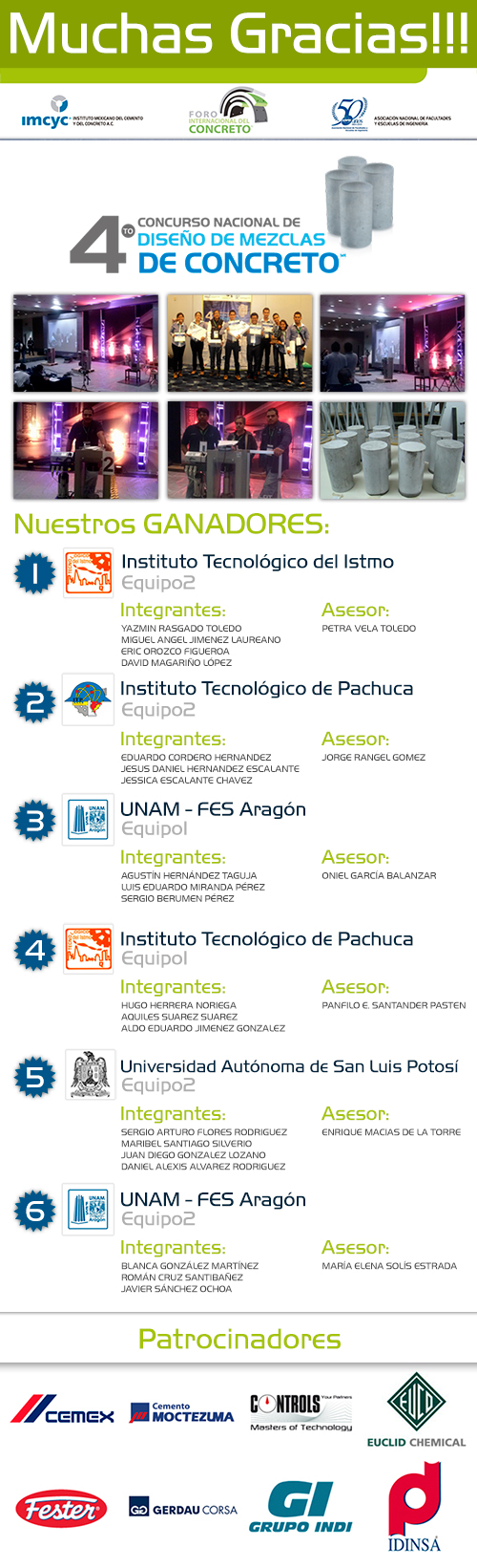 BOLETÍN NOTICIAS SEMANALES | Instituto Mexicano del Cmeneto y del Concreto A.C.