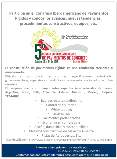 BOLETÍN NOTICIAS SEMANALES | Instituto Mexicano del Cemento y del Concreto A.C.